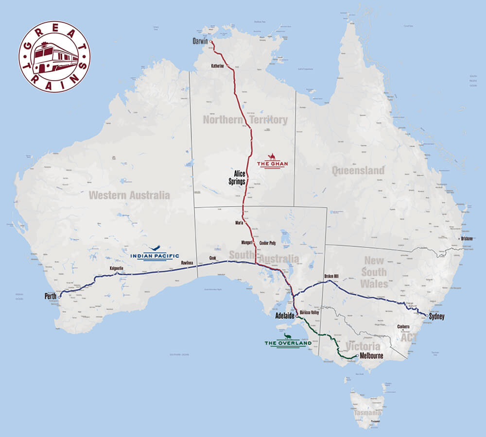 クルーズトレイン ザ ガン で行く憧れの大陸縦断 オーストラリア個人旅行 アズールネットワーク